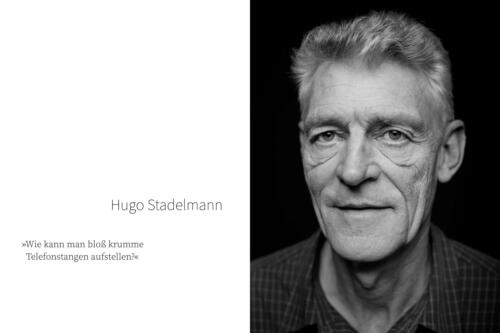 Hugo Stadelmann. Pensionär und Weltenbummler. Buchprojekt Männer 60/70